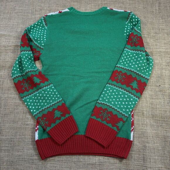 Peanuts 'Joe Cool' Snoopy Ugly Christmas Sweater Size XS - Picture 6 of 6